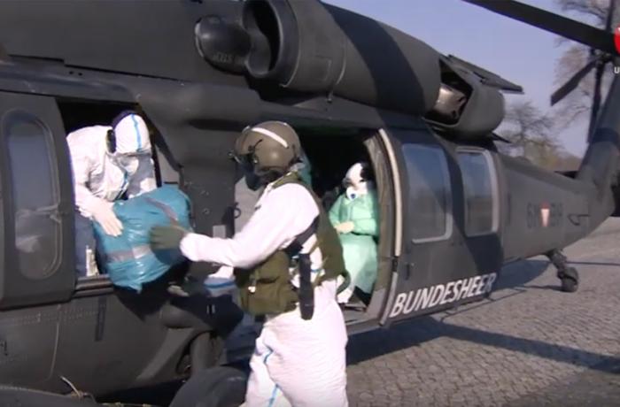 AAT EMS interior in Austria Bundesheer S-70